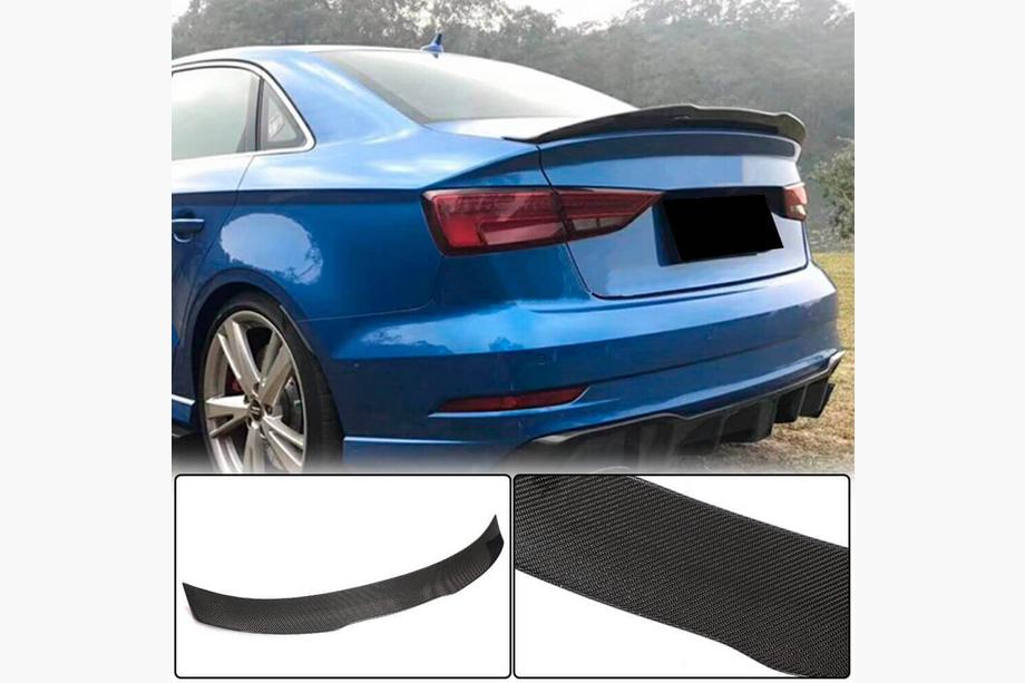 Audi A3 2012-2020 гг. Спойлер V6 (для Sedan, карбон) Image