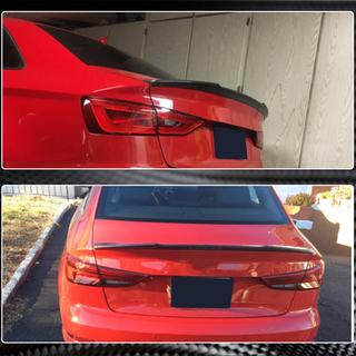 Спойлер V4 (для Sedan, карбон) фото 4