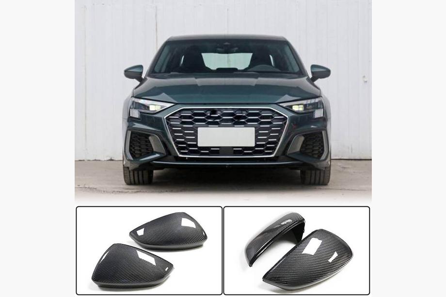 Audi A3 2020- гг. Накладки на Зеркала (Карбон) V2 Image