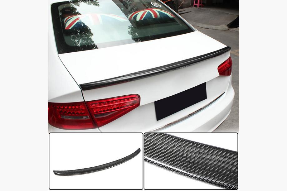 Audi A4 B8 2007-2015 гг. Спойлер V2 (для Base 2011-2015, Карбон) Image