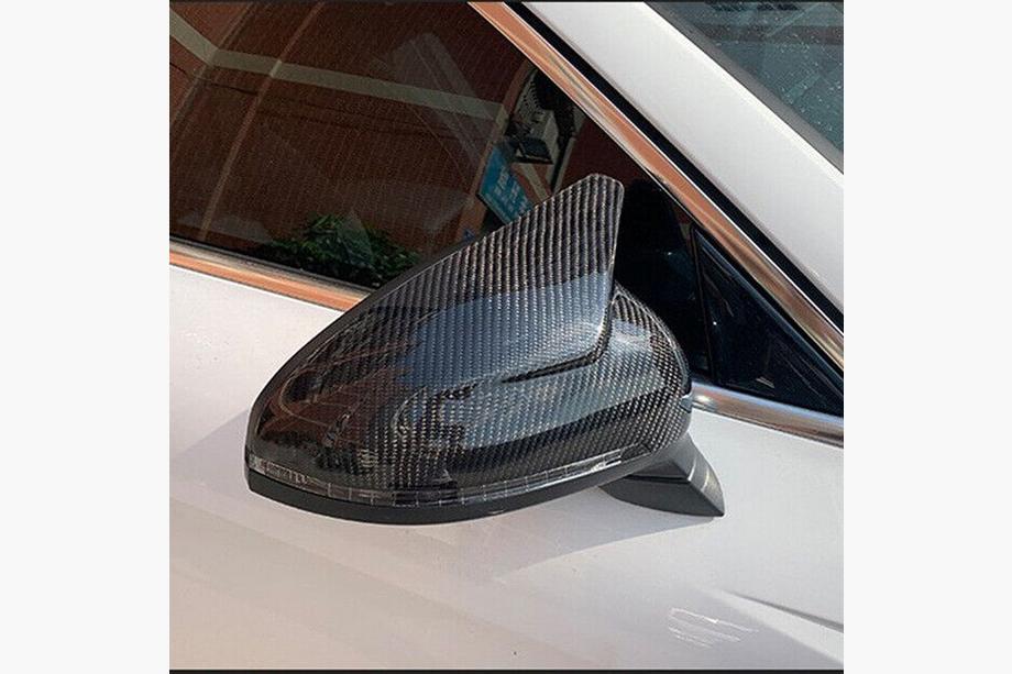 Audi A4 B9 2015-2024 гг. Накладки на Зеркала Замена Style (Карбон) V2 Фото 2