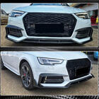 Audi A4 B9 2015-2024 гг. Накладки на противотуманные фары V2 (для S-Line Sedan 2015-2019, Карбон) фото 4