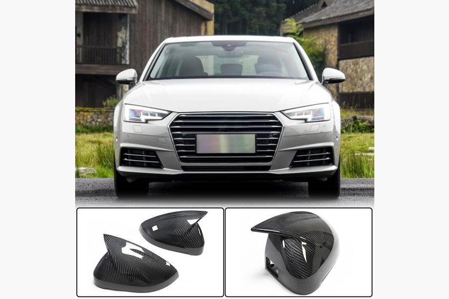 Audi A4 B9 2015-2024 гг. Накладки на зеркала Пара LHD Замена (Карбон) V1 Image