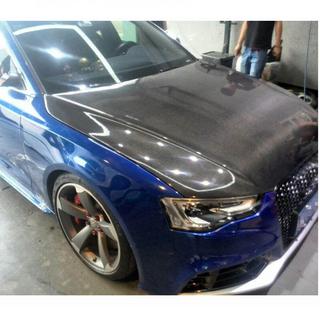 Капот двигателя (2012-2015, Карбон) Audi A5 2007-2015 гг. фото 2