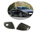 Audi A6 C8 2018–2025 гг. Накладки на Зеркала Замена Style (Карбон) V2 фото 1