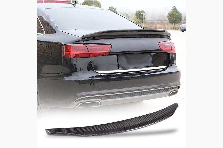 Audi A6 C7 2011-2017 гг. Спойлер Lip V2 (Карбон) Image