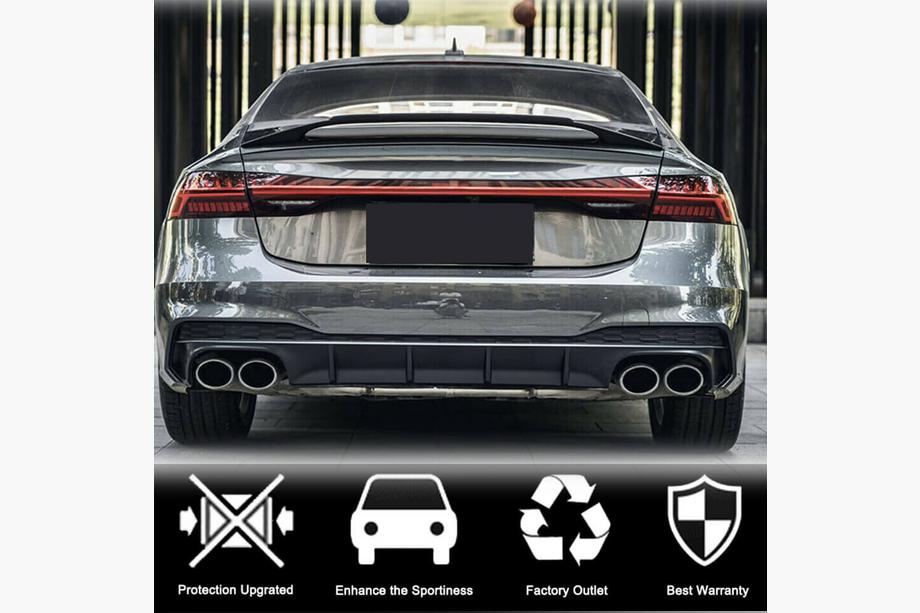Audi A7 2018- гг. Спойлер V2 (Карбон) Фото 3