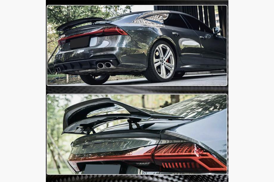 Audi A7 2018- гг. Спойлер V2 (Карбон) Фото 4