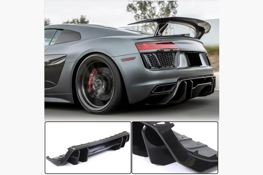 Audi R8 2015- гг. Диффузор заднего бампера V1 (2015-2020, Карбон) Image