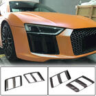 Audi R8 2015- гг. Накладки на передний бампер V1 (2015-2020, Карбон) фото 1