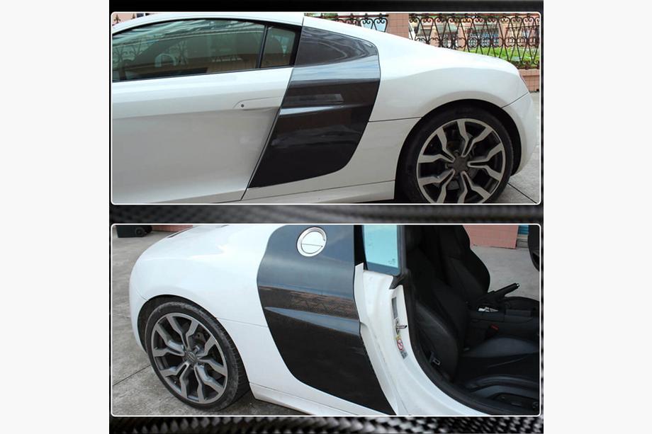 Audi R8 2006-2015 гг. Накладки на двери (Карбон) Фото 3