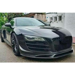 Передний Бампер Лип Спойлер (Карбон) Audi R8 2006-2015 гг. фото 4