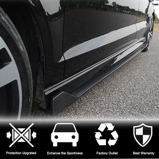 Боковые пороги (для RS3 Sedan 2017-2019, Карбон) Audi A3 2012-2020 гг. фото 2