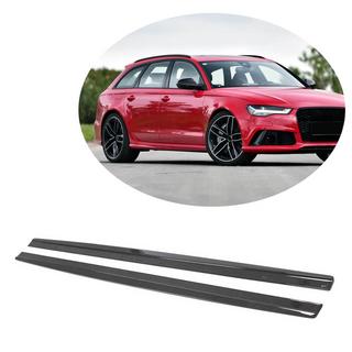 Боковые пороги Карбон (для RS6 Avant 2013-2016) фото 1