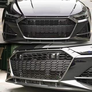 Окантовка решетки радиатора (для RS6, карбон) Audi A6 C8 2018–2025 гг. фото 2