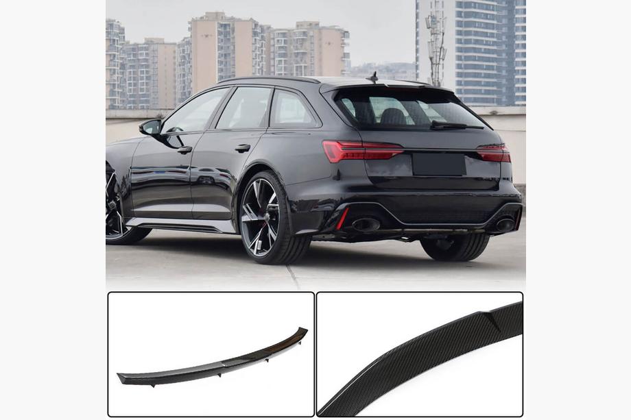 Audi A6 C8 2018–2025 гг. Спойлер V3 (для Avant, карбон) Image