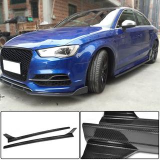 Боковые пороги V4 (для S-Line Sedan, Карбон) фото 1