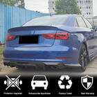 Audi A3 2012-2020 гг. Диффузор заднего бампера V1 (для S-Line Sedan 2012-2016, Карбон) фото 2