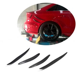 Задний диффузор (для S-Line Sedan 2012-2016, Карбон) Audi A3 2012-2020 гг. фото 1