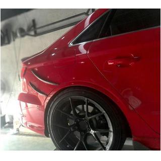 Задний диффузор (для S-Line Sedan 2012-2016, Карбон) Audi A3 2012-2020 гг. фото 2