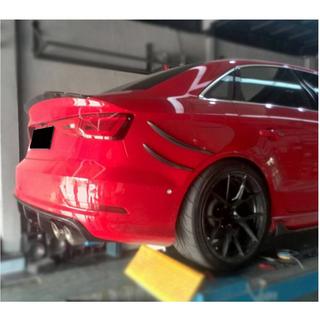 Задний диффузор (для S-Line Sedan 2012-2016, Карбон) Audi A3 2012-2020 гг. фото 3