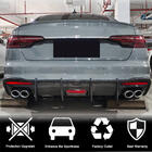 Audi A4 B10 2024- гг. Диффузор заднего бампера V3 (для S-Line, Карбон) фото 2