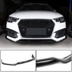 Audi A4 B9 2015-2024 гг. Накладка на передний бампер Lip V2 (для S-Line Sedan 2015-2019, Карбон) фото 2