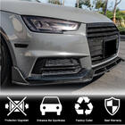 Audi A4 B9 2015-2024 гг. Накладка на передний бампер Lip V2 (для S-Line Sedan 2015-2019, Карбон) фото 3