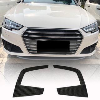Накладки на противотуманные фары V3 (для S-Line Sedan 2015-2019, Карбон) фото 1