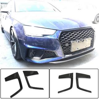 Накладки на противотуманные фары V3 (для S-Line Sedan 2015-2019, Карбон) фото 2