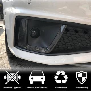 Накладки на противотуманные фары V3 (для S-Line Sedan 2015-2019, Карбон) фото 3