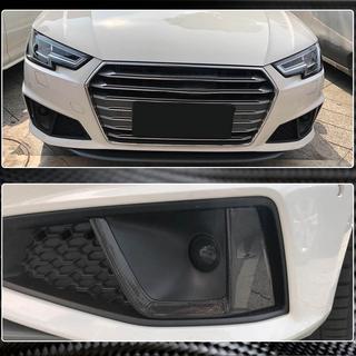Накладки на противотуманные фары V3 (для S-Line Sedan 2015-2019, Карбон) фото 4