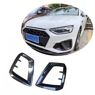 Накладки на противотуманные фары V1 (для S-Line Sedan 2015-2019, Карбон) фото 1