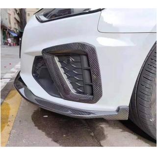 Накладки на противотуманные фары V1 (для S-Line Sedan 2015-2019, Карбон) фото 2