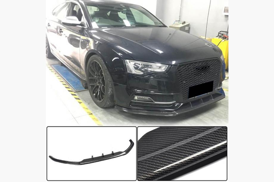 Audi A5 2007-2015 гг. Передний Бампер Лип V3 для S-Line 2012-2015 Карбон Image