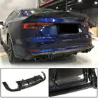 Audi A5 2016-2025 гг. Диффузор заднего бампера (для S-Line 2016-2020, Пластик) фото 2