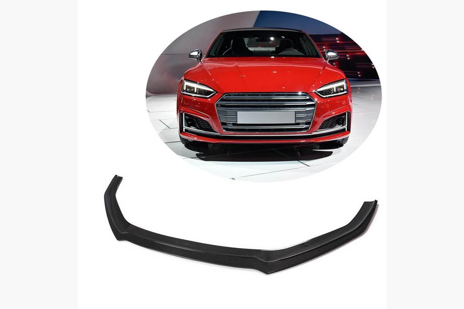 Audi A5 2016-2025 гг. Передняя Губа Бампера Lip V1 для S-Line 2016-2020 Карбон Image