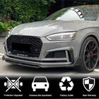 Audi A5 2016-2025 гг. Накладки на передний бампер Flap V1 (для S-Line 2016-2020, Карбон) фото 4