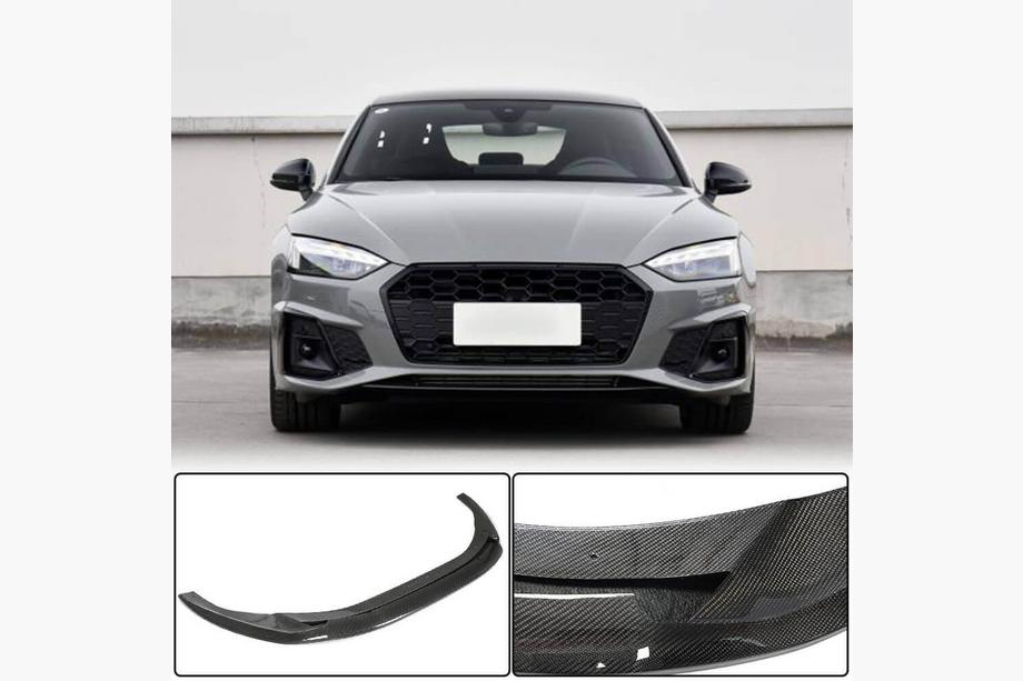 Audi A5 2016-2025 гг. Передний Бампер Лип V3 (для S-Line 2021-2025, Карбон) Image