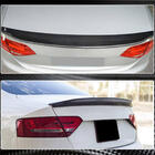 Audi A5 2007-2015 гг. Спойлер на заднюю крышку багажника (Карбон) V2 фото 6