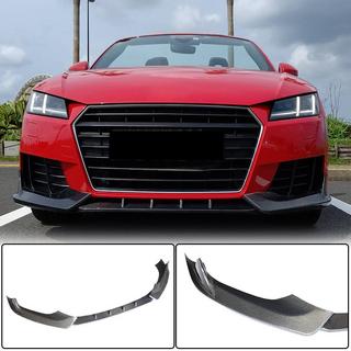 Накладка на передний бампер Lip V2 (для Base, 2014-2019, Карбон) Audi ТТ 2014-2023 гг. фото 1
