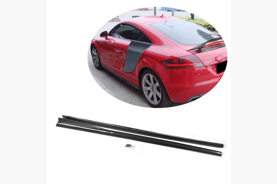 Audi TT 2006-2014 гг. Боковые Пороги V1 (Карбон) Image