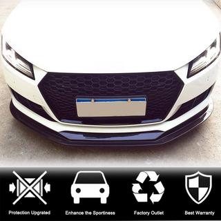 Накладка на передний бампер Lip V1 (для Base, 2014-2019, Карбон) Audi ТТ 2014-2023 гг. фото 2