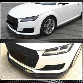 Накладка на передний бампер Lip V1 (для Base, 2014-2019, Карбон) Audi ТТ 2014-2023 гг. фото 3