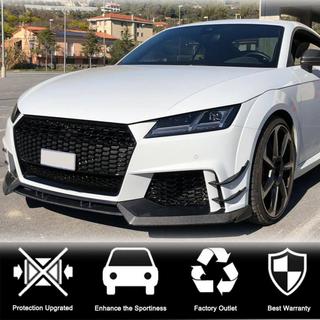 Накладка на передний бампер Lip (для RS, 2016-2019, Карбон) Audi ТТ 2014-2023 гг. фото 3