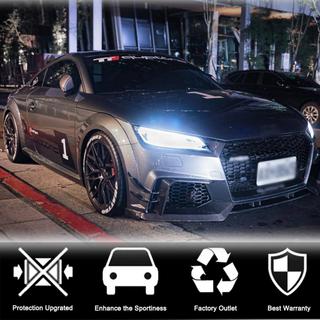 Боковые накладки на передний бампер (для RS, 2016-2019, Карбон) Audi ТТ 2014-2023 гг. фото 3