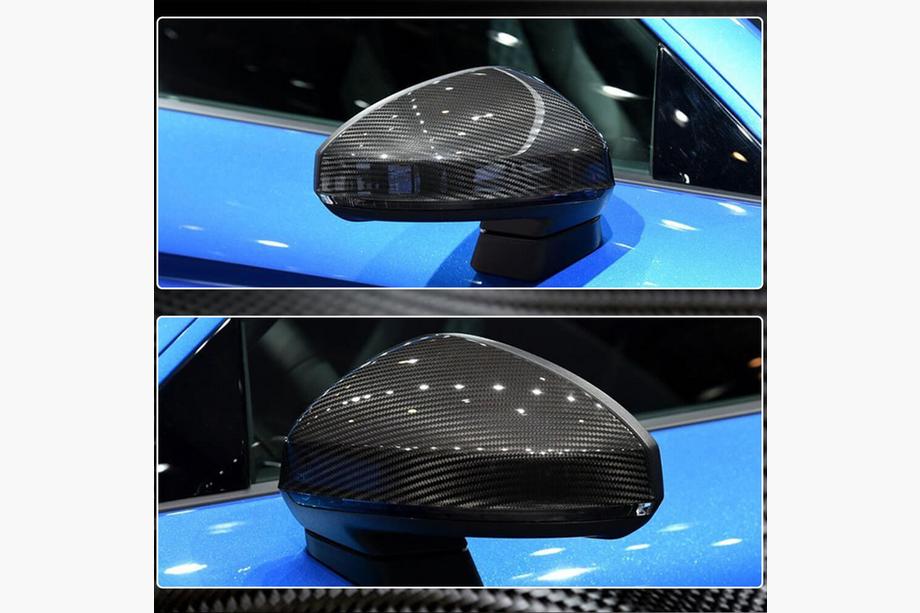 Audi TT 2014-2023 гг. Накладки на Зеркала Замена (Карбон) V2 Фото 4