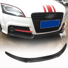 Audi TT 2006-2014 гг. Накладка на передний бампер Lip V2 (Карбон) фото 1