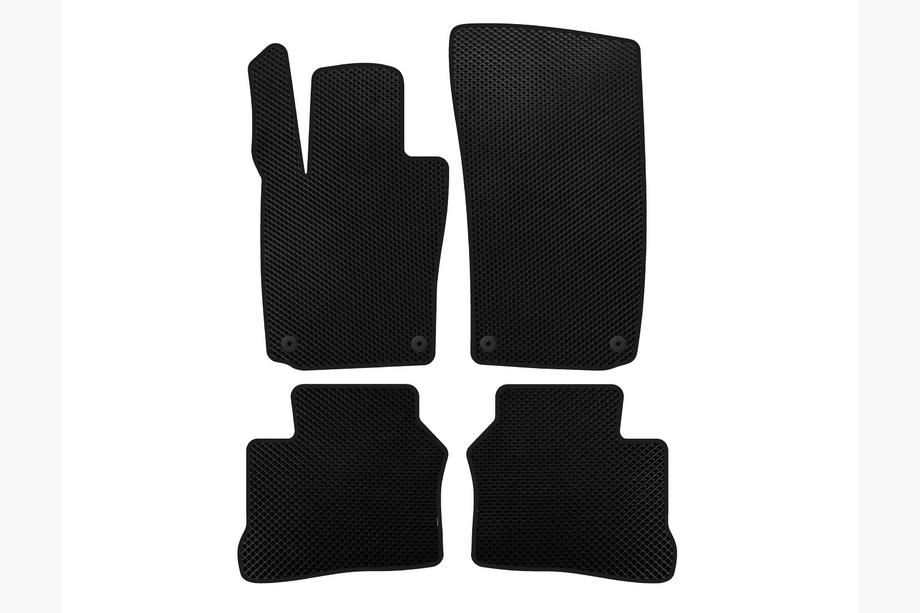 Porsche Panamera 2009-2016 гг. Коврики EVA (2009-2013, Купе, 4-дверный, Черный) Image