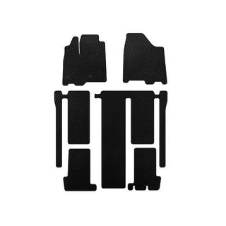 Коврики EVA (3 ряда, черные) Toyota Sienna 2010-2020 гг.